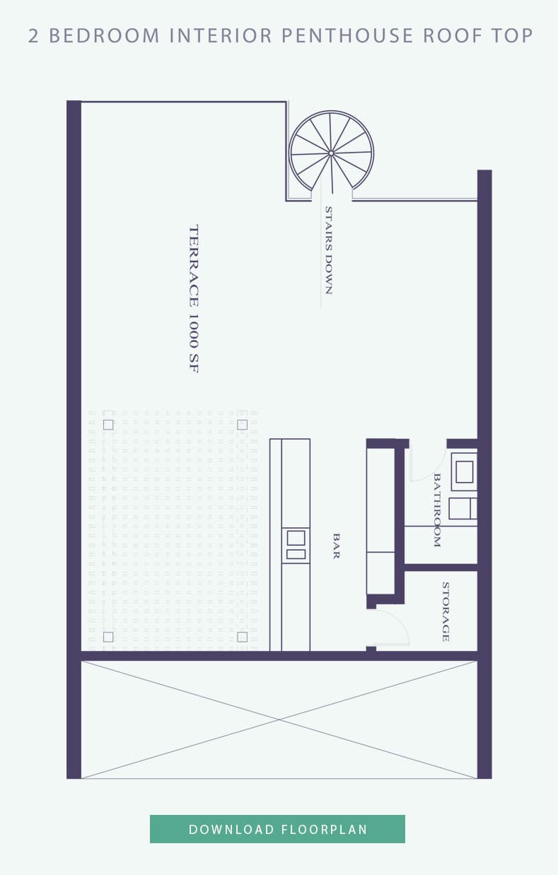 Luxury home for sale Paradise Island, Bahamas - Penthouse Floor interior floor plan