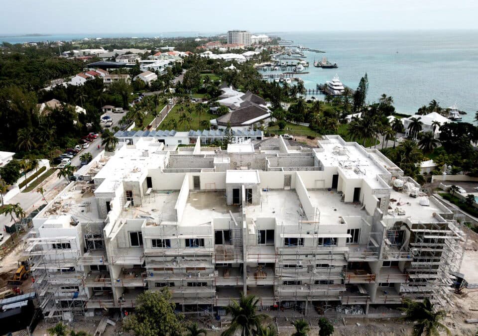 Luxury Condos under construction on Paradise Island - Thirty Six